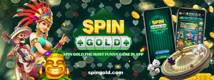 spin gold banner