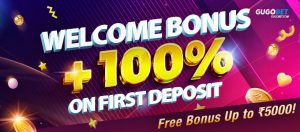 GUGOBET WELCOME BONUS