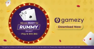 Gamezy Rummy logo