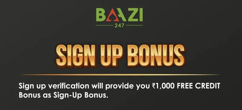 BAAZI247 bonus